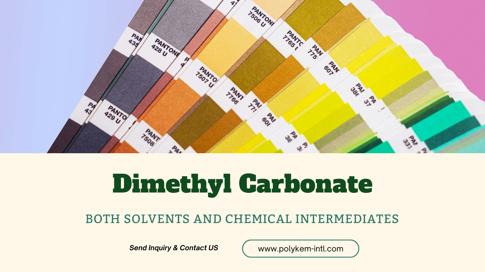 ຂໍ້ດີທີ່ລະລາຍຂອງ polykem dimethyl (DMC): ທັງການລະລາຍແລະຂໍ້ດີທີ່ລະລາຍແລະທາງເຄມີ