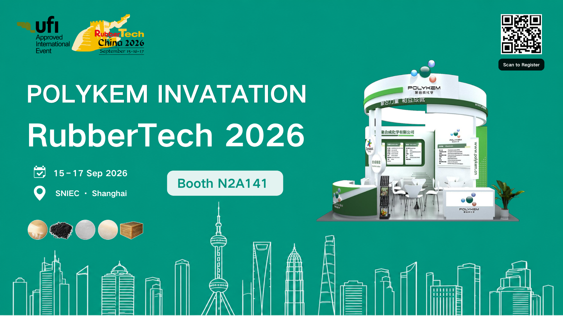 ພົບກັບ Polykem ຢູ່ RubberTech China 2026 ໃນ Shanghai